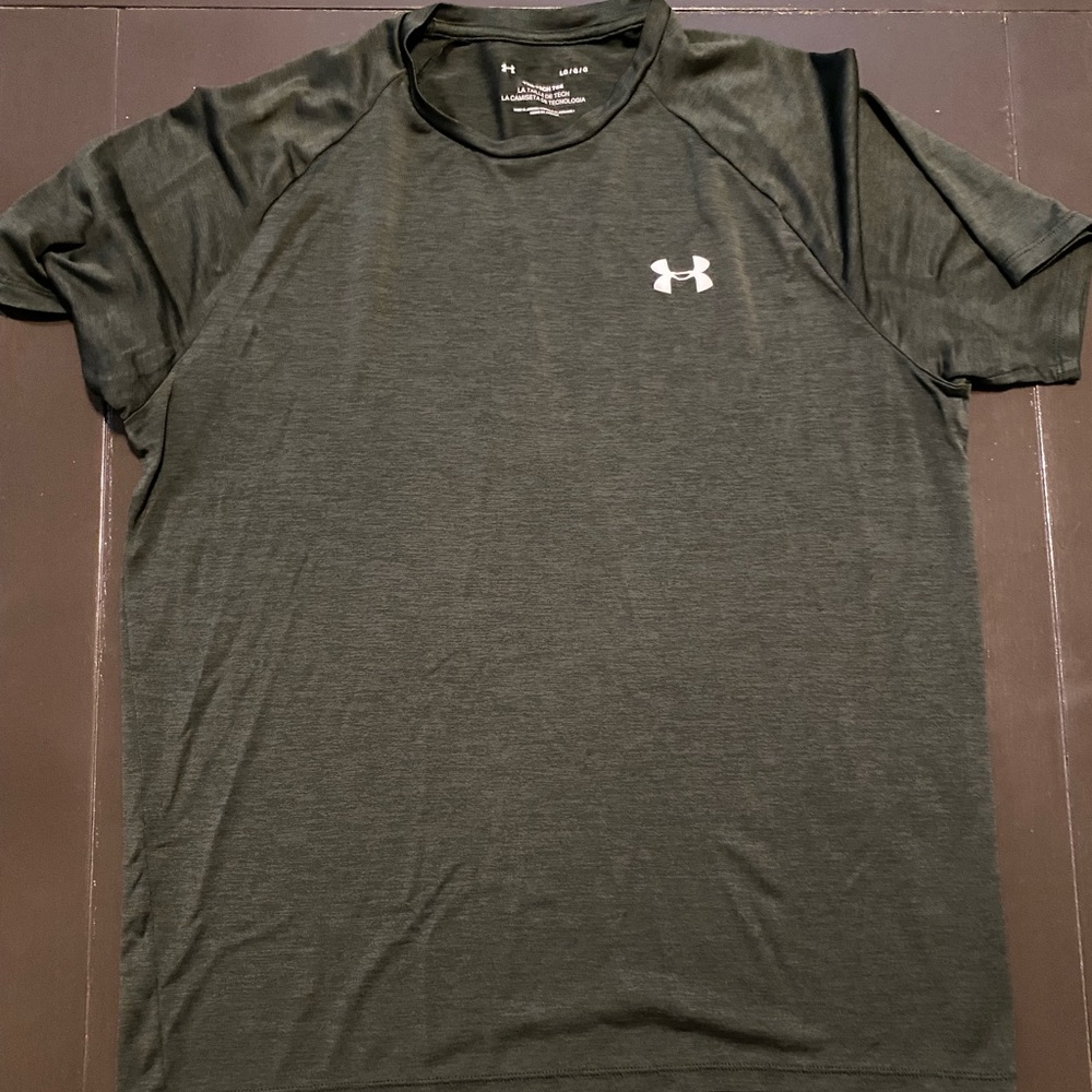 Under Armour Tech t-shirt, men’s large, olive green
